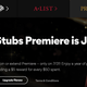 1 Year AMC Stubs Premier | $10 | AMC